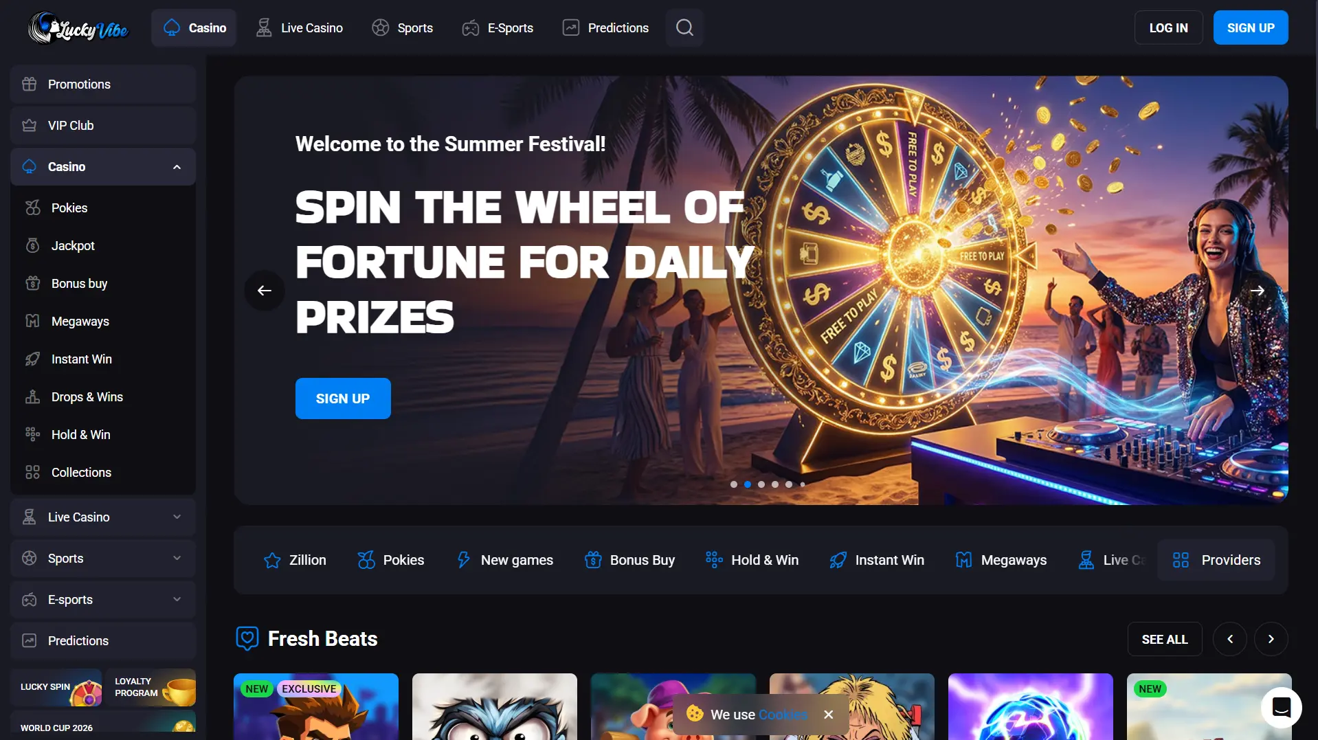 Lucky Vibe casino review image